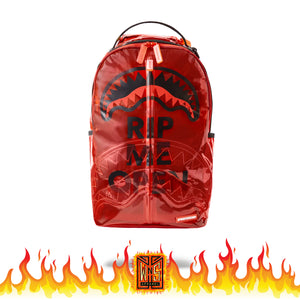 Sprayground Rip Me Open Red Backpack