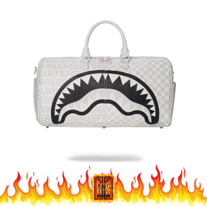 Sprayground Checkered A SHARK IN PARIS Duffle – WNS Apparel