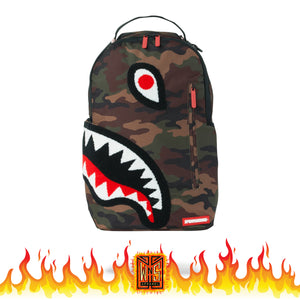 Sprayground Torpedo Side Shark Camo Backpack