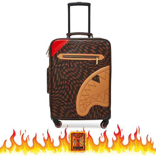 Sprayground Trippy Henny Sharks In Paris Carry-On Luggage